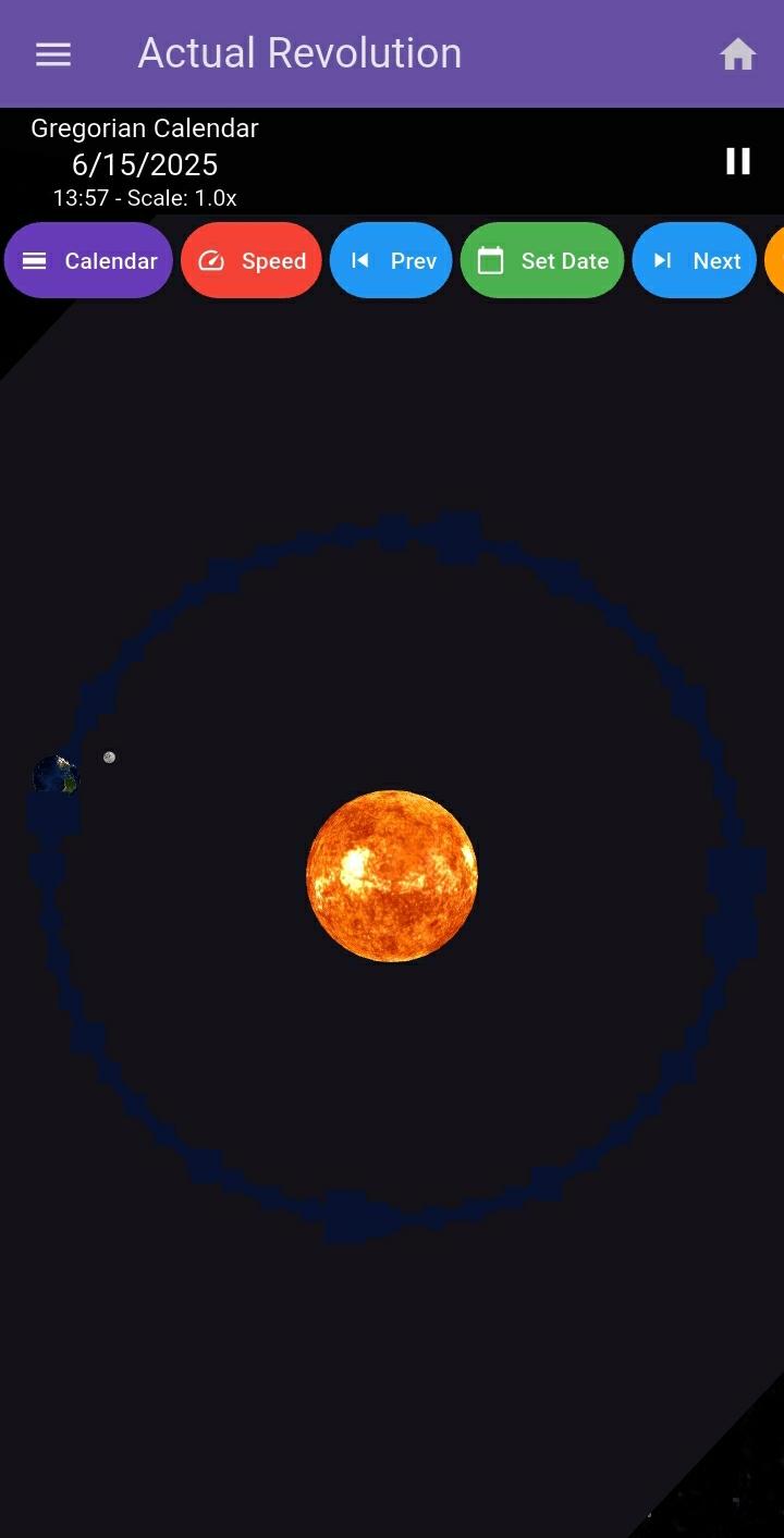 Actual Solar System Revolution(3D)